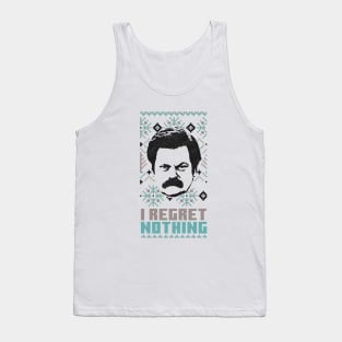 I REGRET NOTHING THE END // Ron Swanson Tank Top